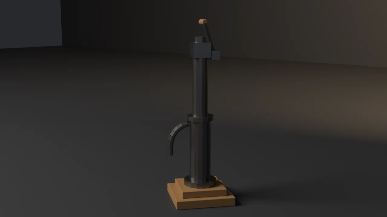 hand-pump render