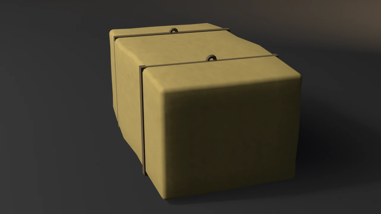 hay-bale render