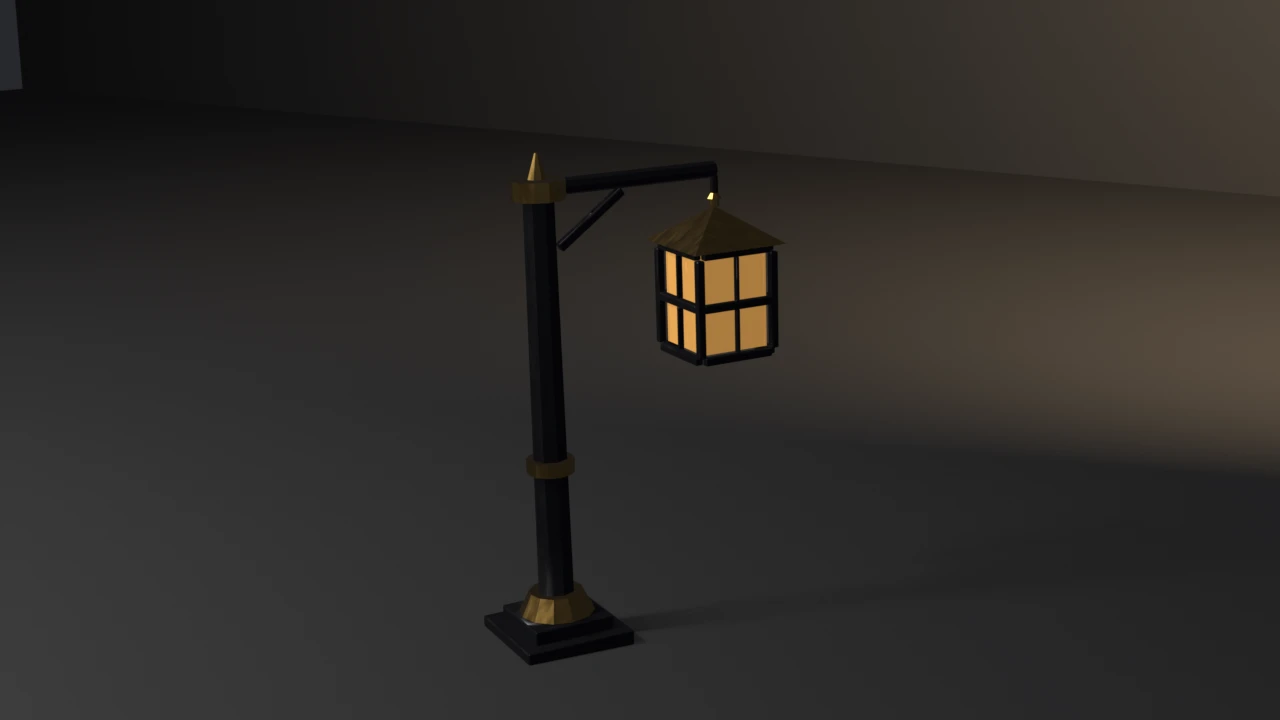 street-lantern render